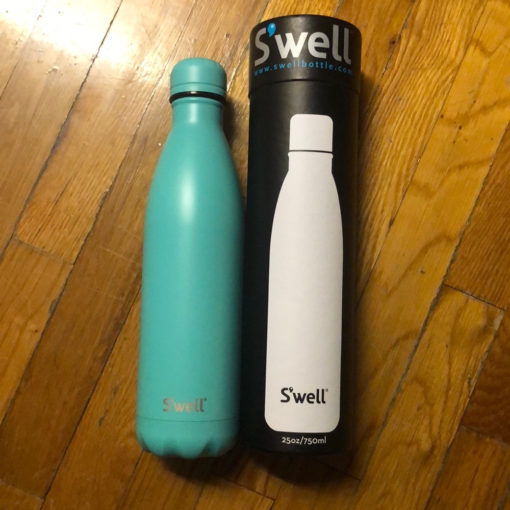 S’well Turquoise Blue Insulated Bottle, 25 ounces - Picture 6 of 8